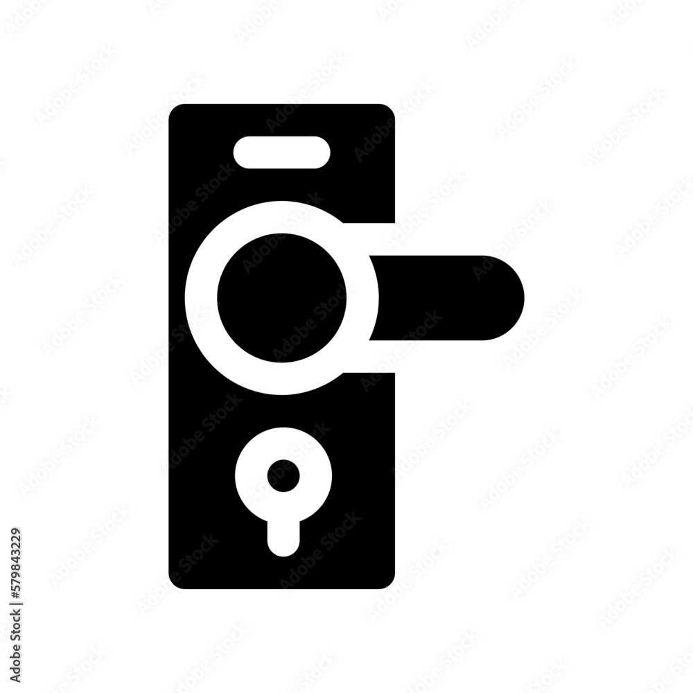 door handle icon for your website design, logo, app, UI. door handle icon for your website design, logo, app, UI.