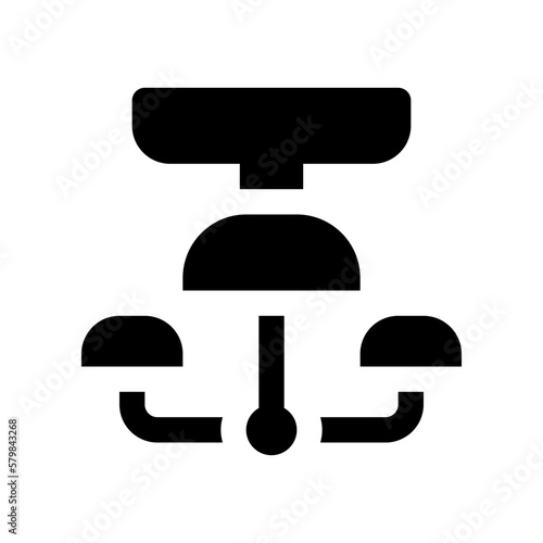 lamp icon for your website design, logo, app, UI. 