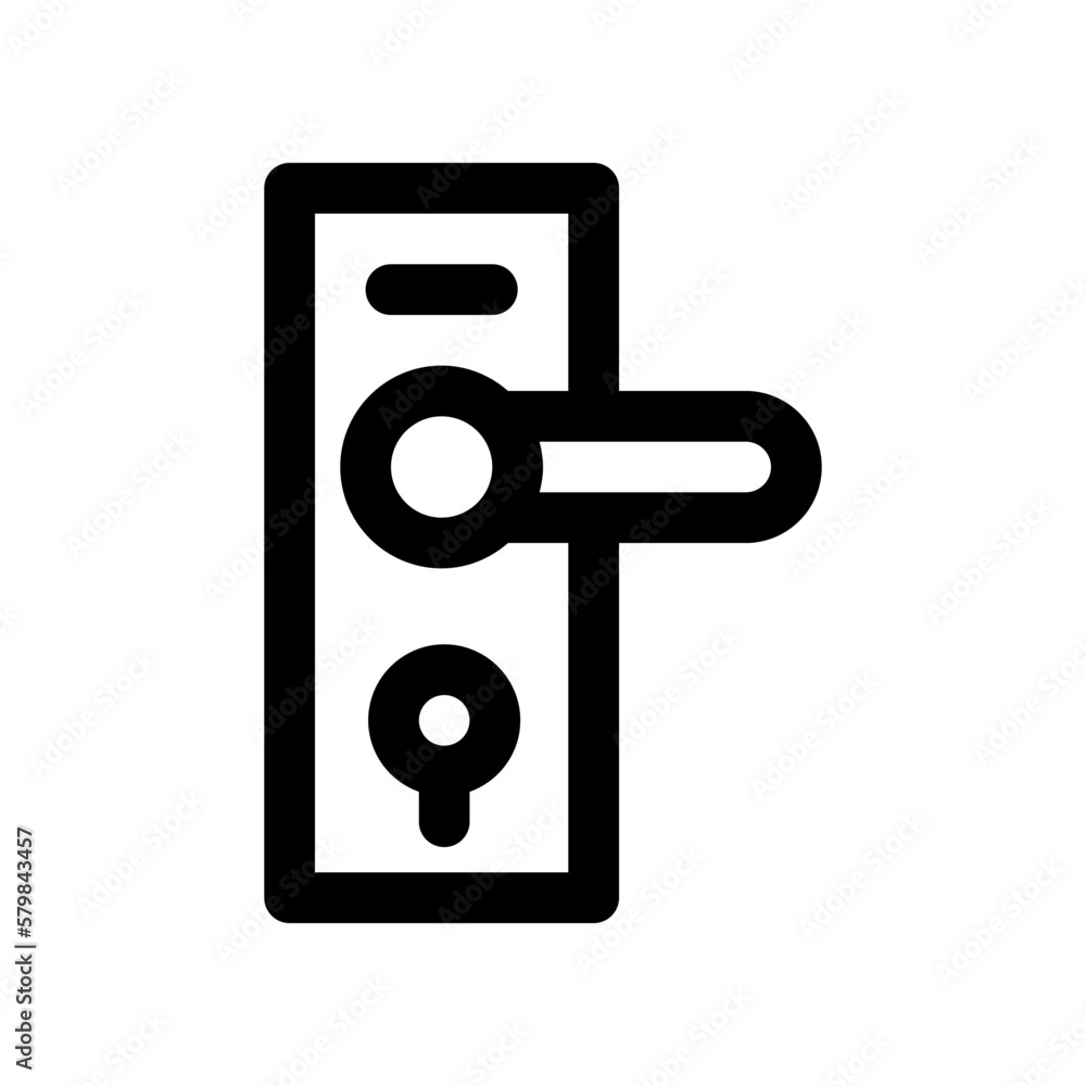 door handle icon for your website design, logo, app, UI. door handle icon for your website design, logo, app, UI.