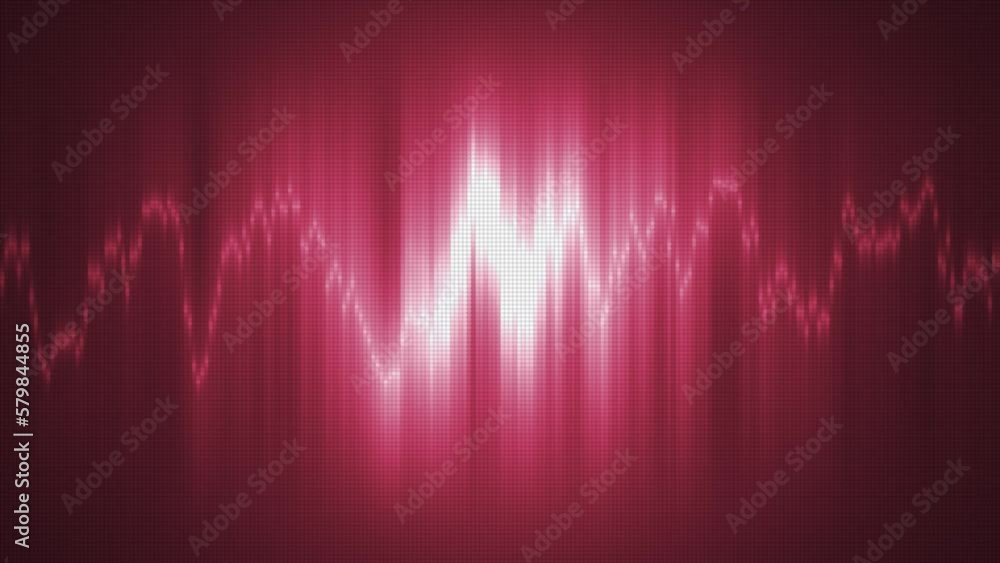 Abstract red energy equalizer from particles and dots abstract background, video 4k, 60 fps Abstract red energy equalizer from particles and dots abstract background, video 4k, 60 fps