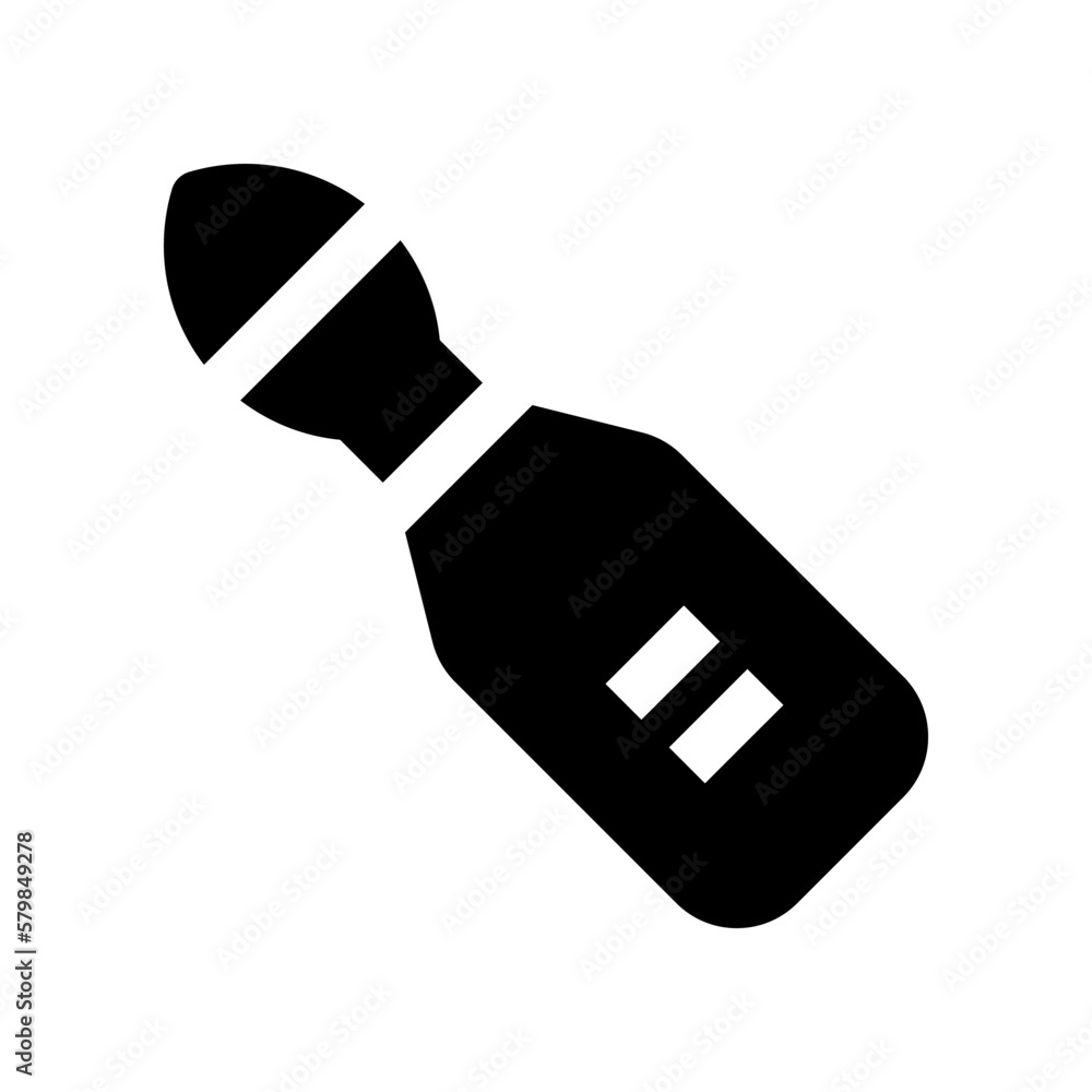 ampoule icon for your website, mobile, presentation, and logo design.