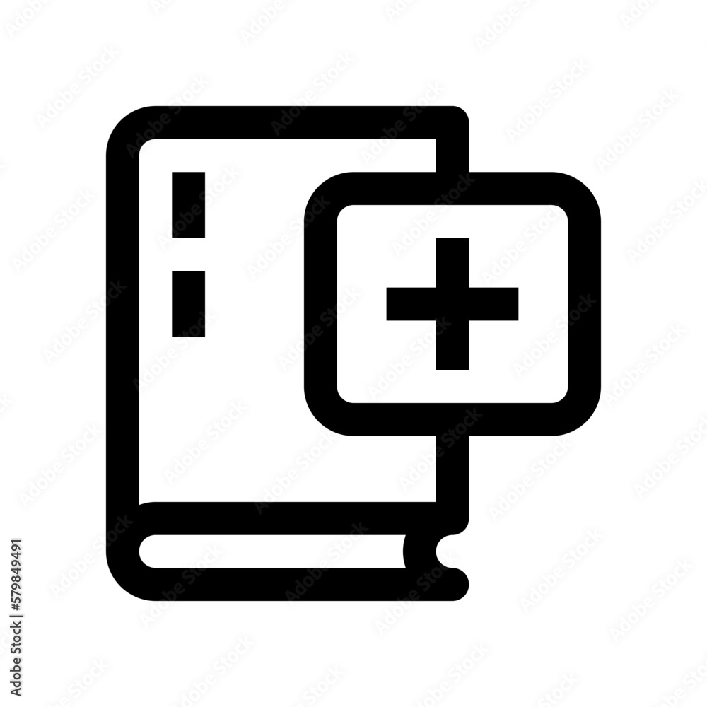 medical book icon for your website, mobile, presentation, and logo design. medical book icon for your website, mobile, presentation, and logo design.