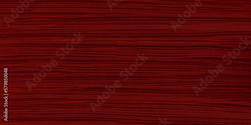Uniform mahogany wood texture with horizontal veins. Vector red wood background. Lining boards wall. Dried planks. Painted wood. Swatch for laminate
