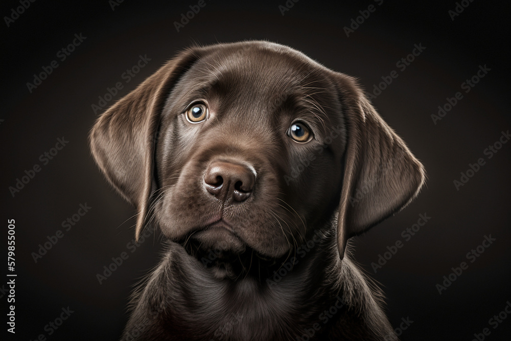 Stunning Labrador Retriever Dog Studio Photoshoot - Capturing the Essence of This Loyal Breed