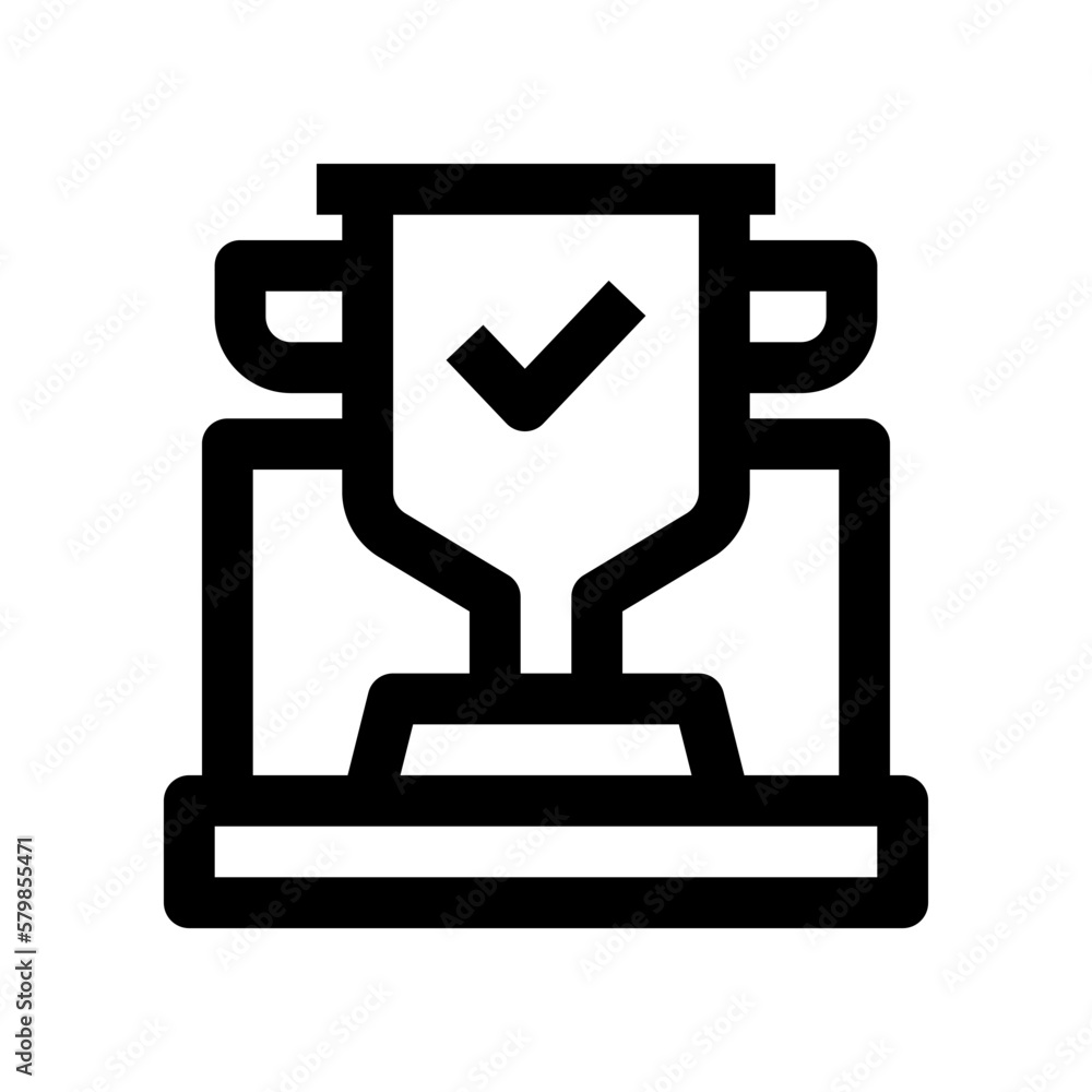trophy icon for your website, mobile, presentation, and logo design. trophy icon for your website, mobile, presentation, and logo design.