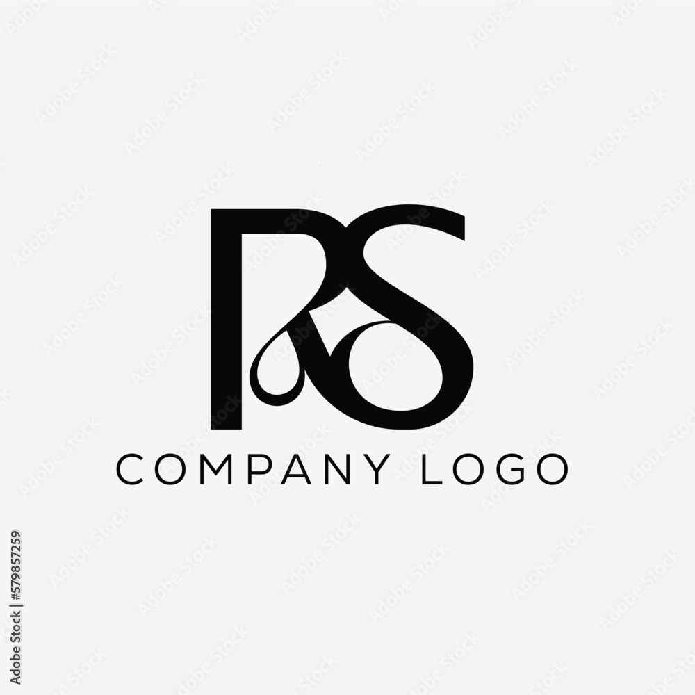 Initial Letter rs Logo Design Monogram Creative Modern Sign Symbol Icon ...