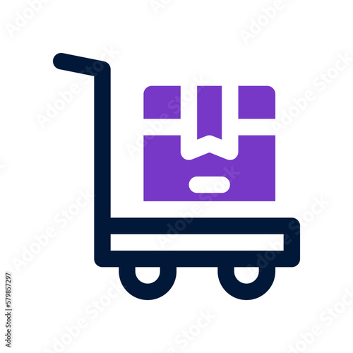 trolley icon for your website, mobile, presentation, and logo design.