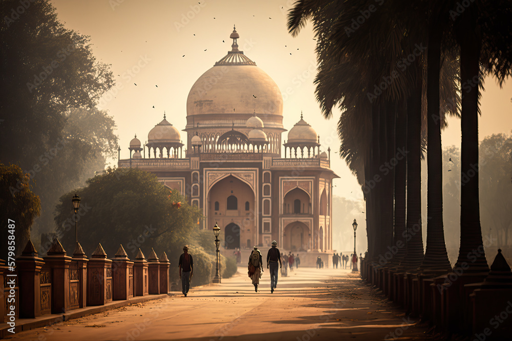 Delhi Delights: A Captivating Landscape Photo of India's Bustling Capital