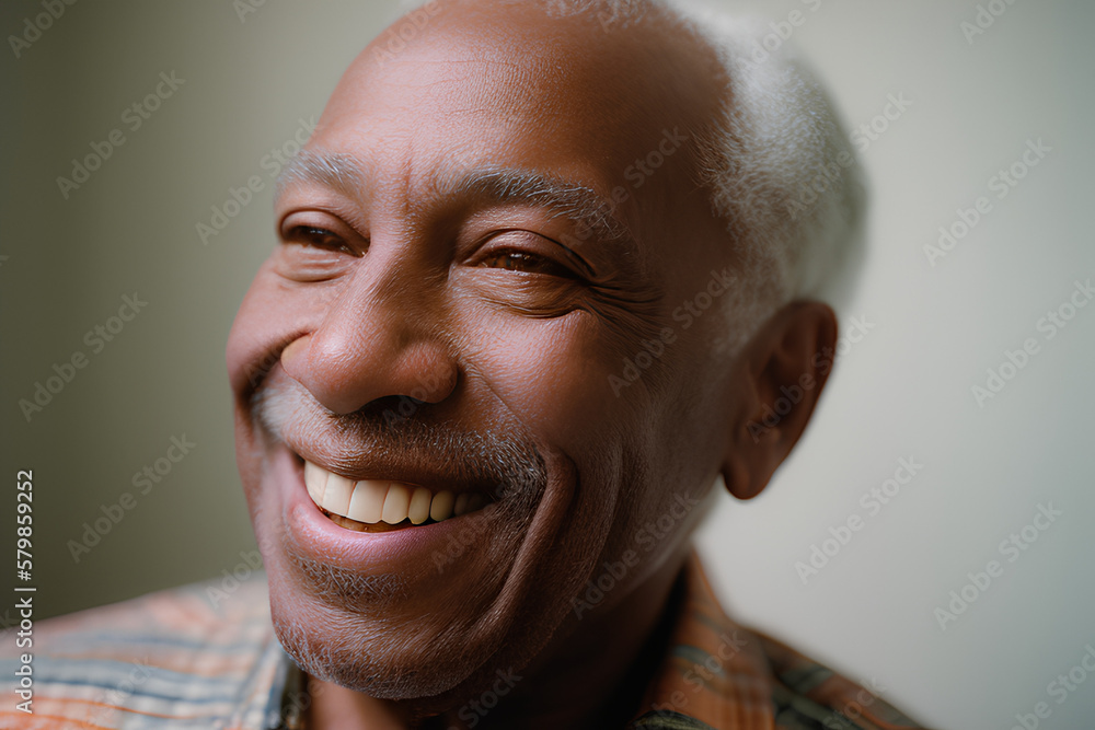 AI-generated illustration of a senior man AI-generated illustration of a senior man