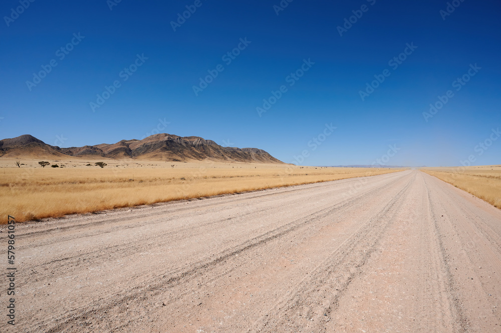Dirt road in Namibia.