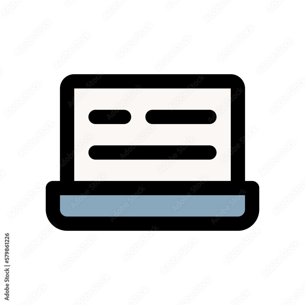 laptop icon for your website design, logo, app, UI. laptop icon for your website design, logo, app, UI.