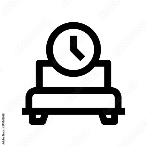 bedtime icon for your website, mobile, presentation, and logo design.