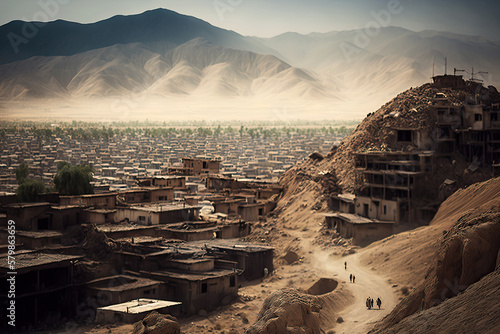 Beauty and Chaos: Kabul Landscape photo