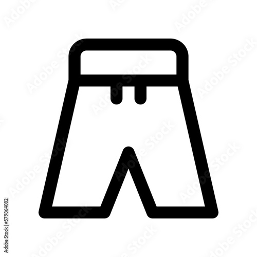 swim short icon for your website design, logo, app, UI. 
