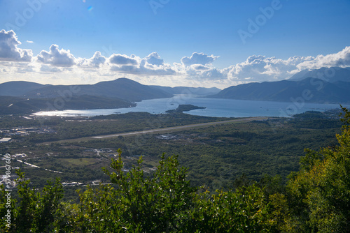 View of Kotor bay in Montenegro, Adriatic sea, Balkans