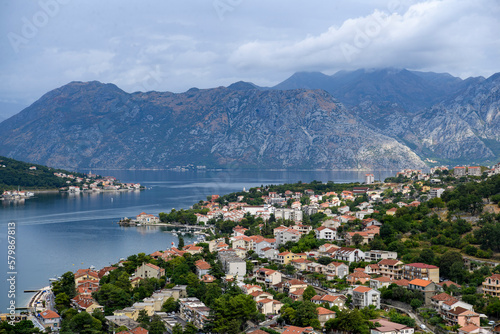 View of Kotor bay in Montenegro, Adriatic sea, Balkans © Bogdan Barabas