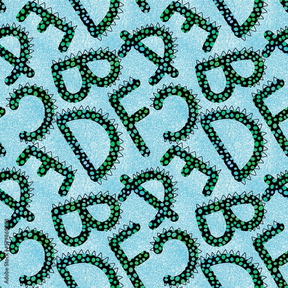 Cartoon polka dots school seamless alphabet pattern for kids clothes print and fabrics and linens Cartoon polka dots school seamless alphabet pattern for kids clothes print and fabrics and linens