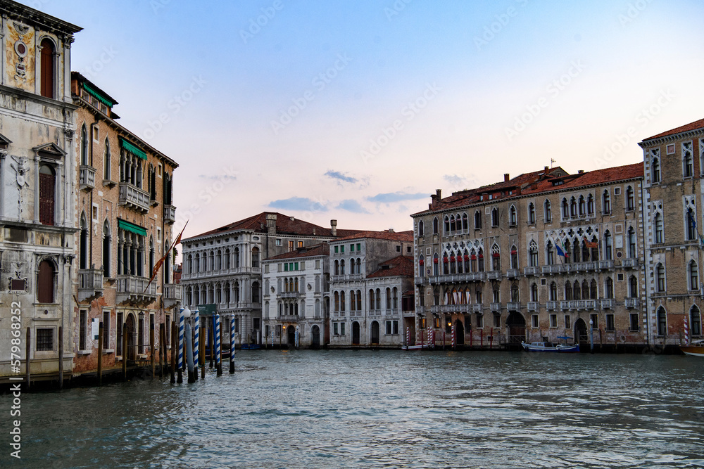 Venice, Italy: Grand Canal in the evening