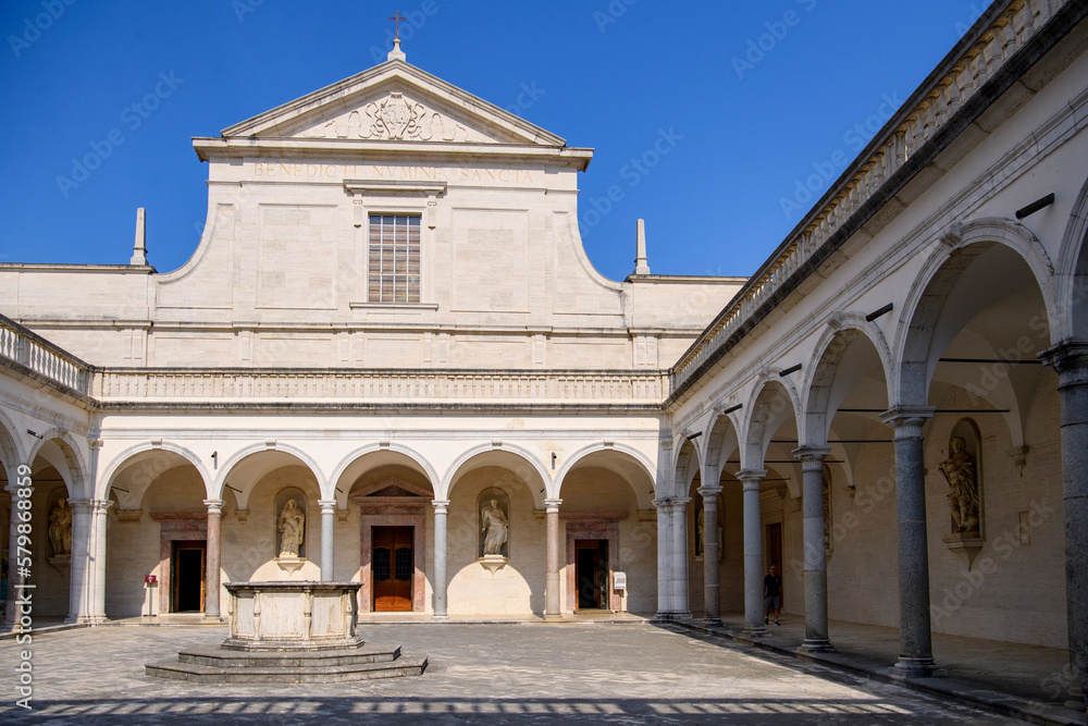 Obraz premium Abbey of Monte Cassino, Italy -