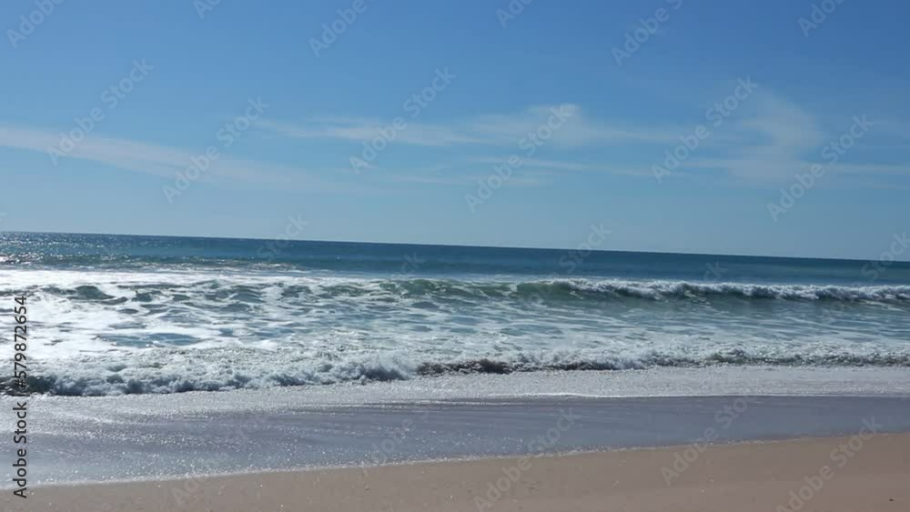 Sand coast of Atlantic ocean Sand coast of Atlantic ocean