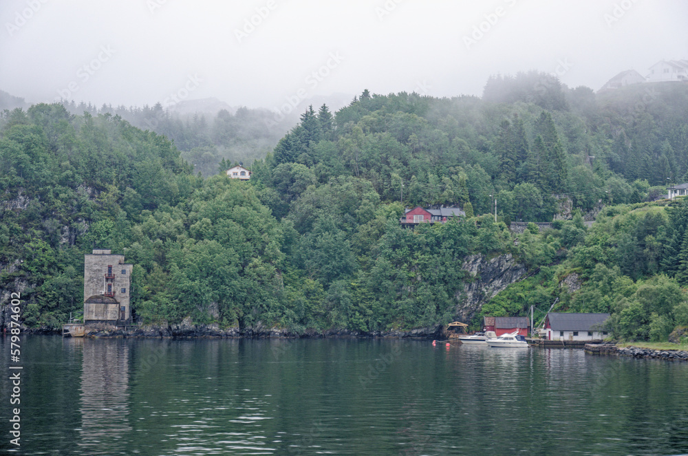 Fjord coastline close to Bergen - Norway