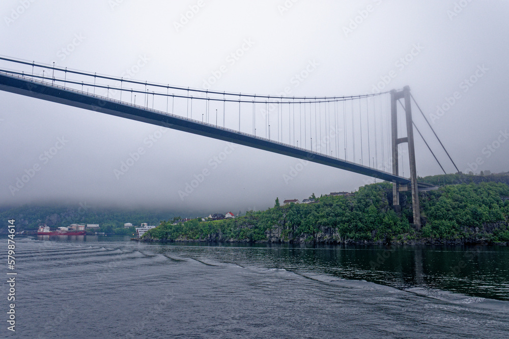 Askoy Bridge across the Bergen Fjord - Norway