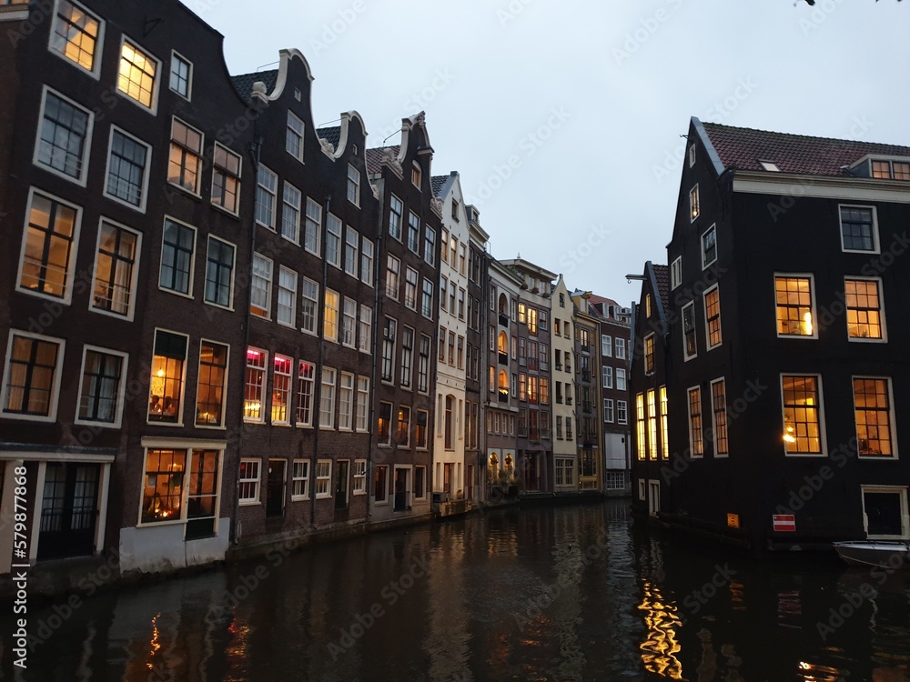 Heart of canals and bicycles: Amsterdam