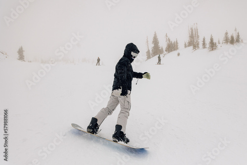 person snowboarding