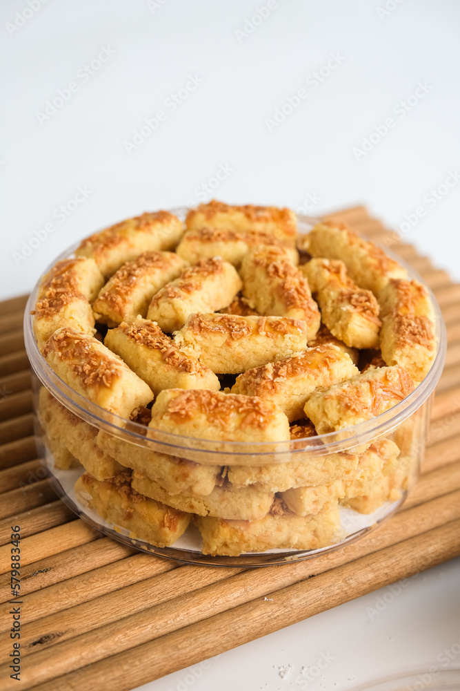 kaastengels or cheese cookies in a jar kaastengels or cheese cookies in a jar
