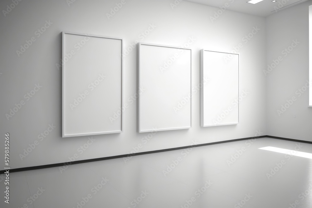 A Mordern Art Gallery, Generative AI A Mordern Art Gallery, Generative AI