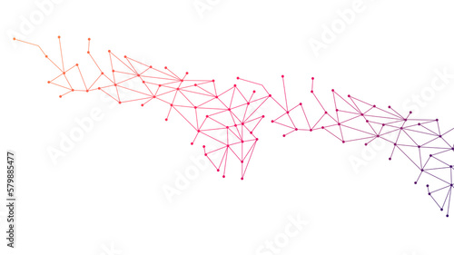 線の幾何学模様の背景素材　きれいめグラデーション　透過ＰＮＧ
