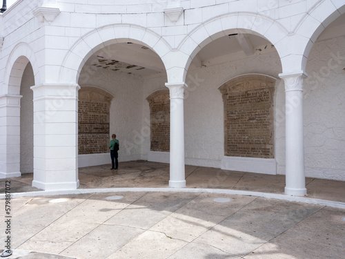 Arches in Plaza de Francia, Casco Antiguo, Panama