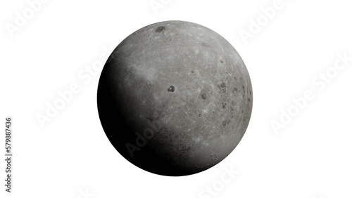 Photo Realistic Moon as transparent png file. Elements of this vector furnished by NASA.