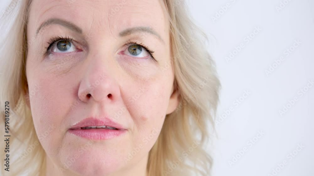 raise your eyes up lower them down several times do exercise to renew