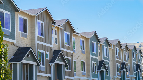 Row of apartments in Central Washington