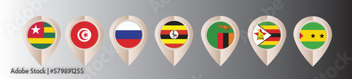 National Flags, Map Marker Free Download National Flags, Map Marker - GFXLoad