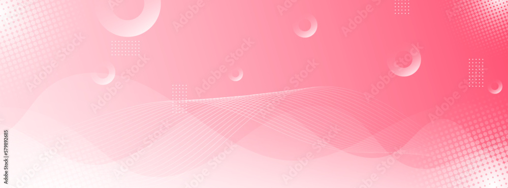 Banner background. colorful, wave effect gradation.pastel red and white eps 10 Banner background. colorful, wave effect gradation.pastel red and white eps 10