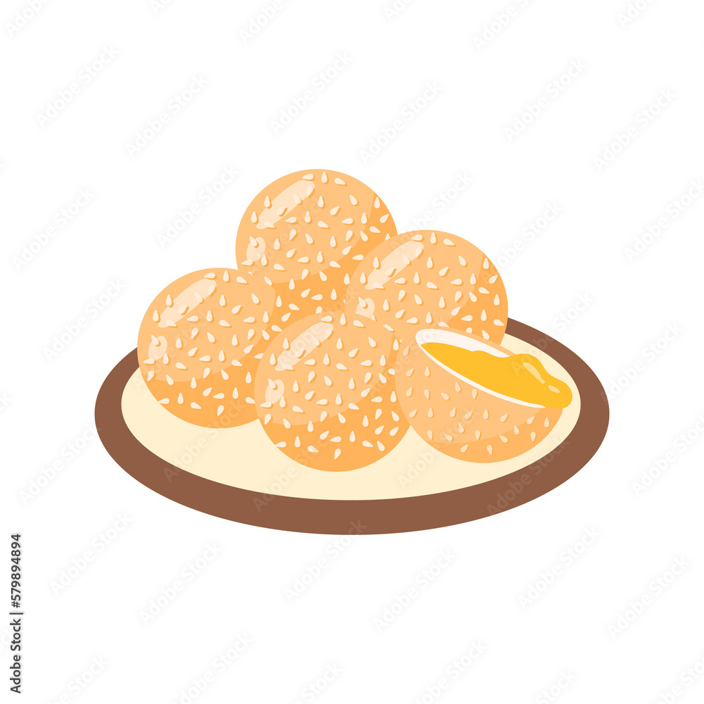 Onde-onde market snacks for snacks during the day Onde-onde market snacks for snacks during the day