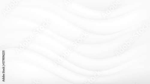 Abstract Gradient White grey liquid background. Modern background design. Dynamic Waves. Fluid shapes composition. Fit for website, banners, brochure, posters