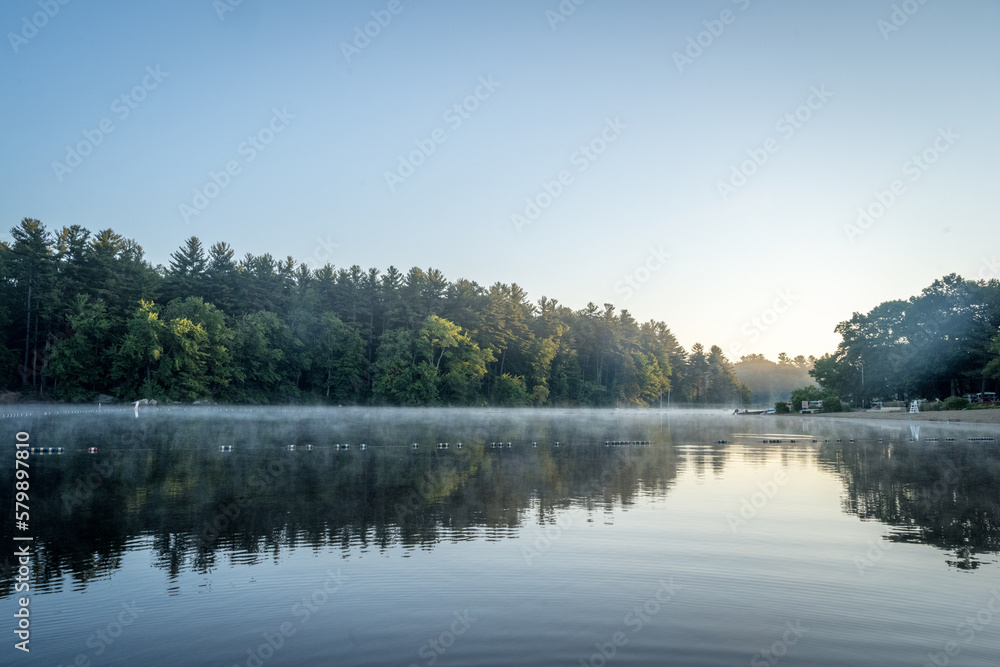 Reflective Lake Sunrise