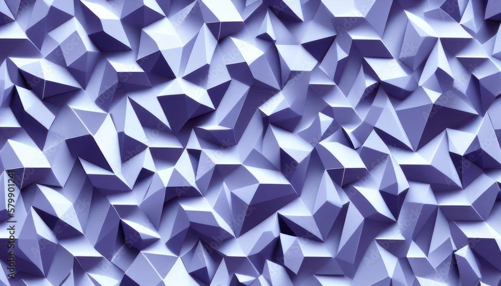 Fototapeta premium geometric abstract faceted background wallpaper - generative art