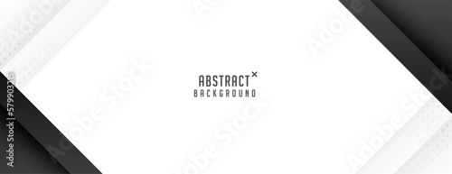 white abstract background with black stripes design vector