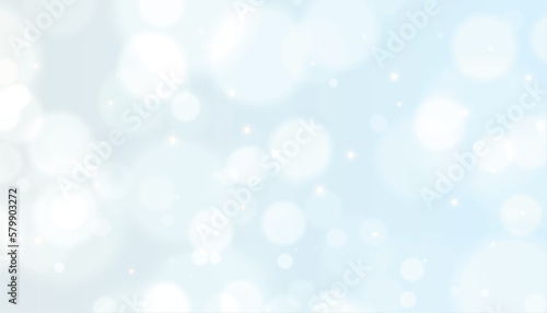round shape blurred bokeh banner for your creative design