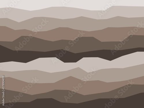 Layered brown soil and rock subsurface. Gradient brown background.
