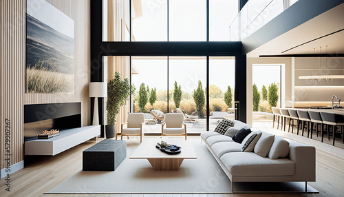 Luxury Home Interior - Generative Ai