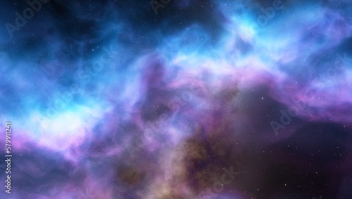 Night sky - Universe filled with stars, nebula and galaxy 