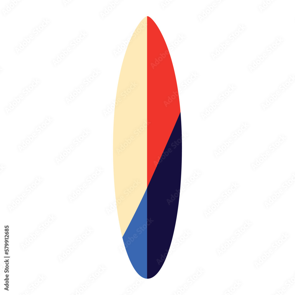 surfboard on white background surfboard on white background