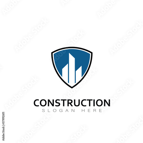 Free Download Construction Building Logo Icon Design Vector - GFXLoad