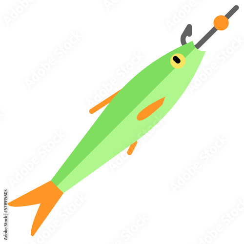 bait flat icon