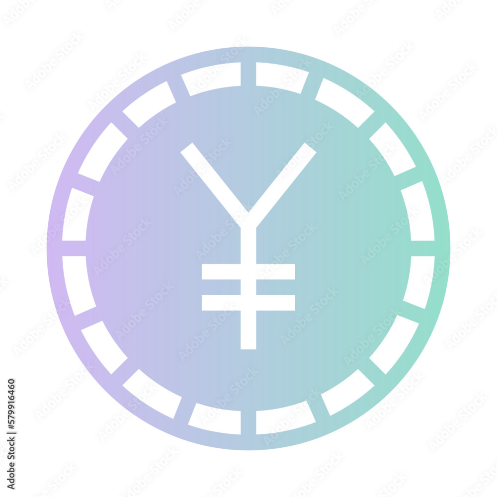 Obraz premium yuan coin